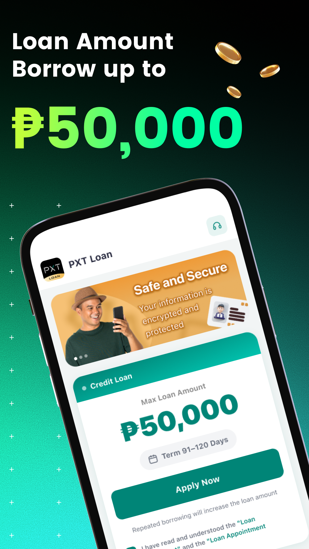 Loan amount up to ₱50,000