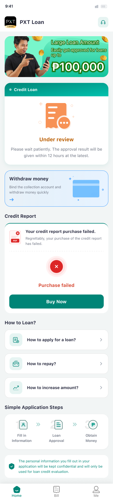 Waiting for loan approval